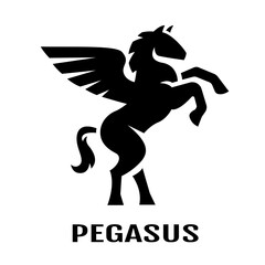 Flying Pegasus, logo. - 714577492