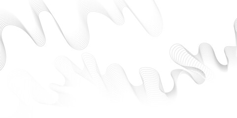Abstract grey wavy lines Digital frequency track equalizer background. Curved wave smooth stripe seamless pattern. Wave lines created using blend tool. graphic design template banner business wave.