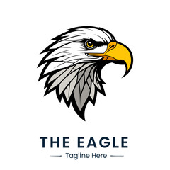 vector eagle logo design template0