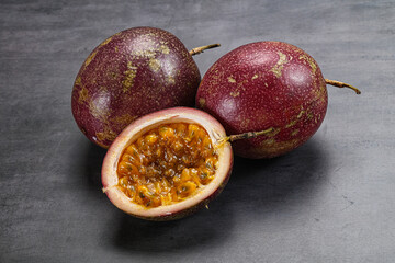 Fresh ripe sweet tropical Maracuya