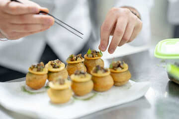 Food prepared by Azerbaijani chefs for Chefs Cup 2024