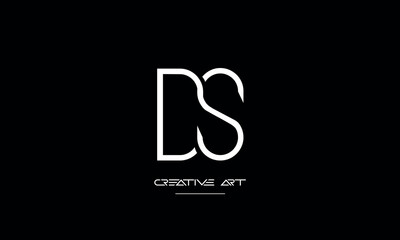 DS, SD, D, S abstract letters logo monogram