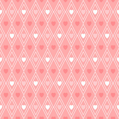 seamless pattern with hearts