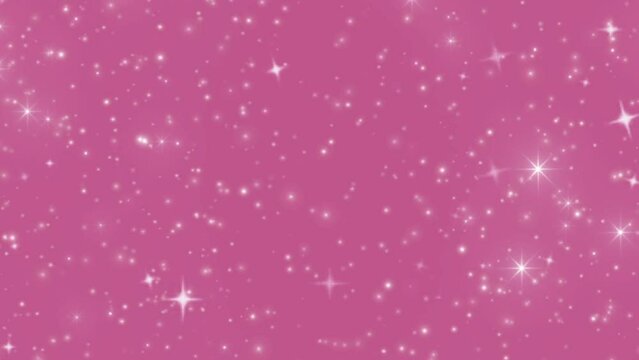 pink background with stars