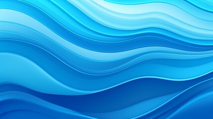 Abstract blue background, with sinuous lines, waves