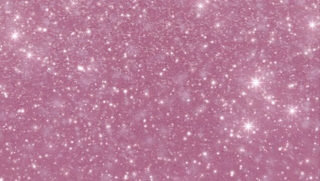 pink background with glitter