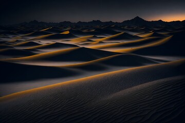 desert in the night