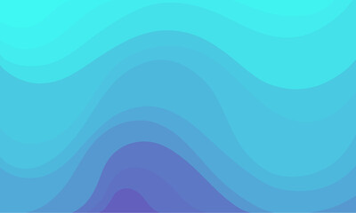 Blue Abstract Background With Wave Vector