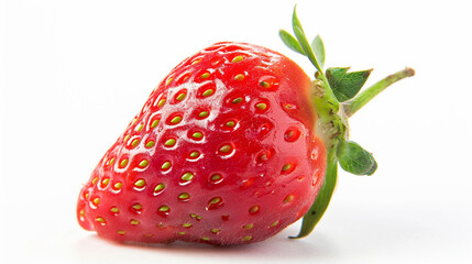 Strawberry isolated on white background, clipping path, full depth of field. Ai Generative
