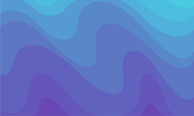 Blue Abstract Background With Wave Vector Illustration