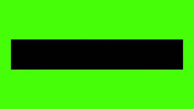 Black square stripes on a green background