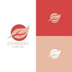 Botanic Aura Enchanting Leaf Logo