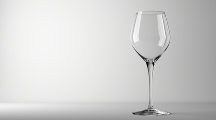  a wine glass sitting on a table with a white wall in the background and a white wall in the background with a white wall in the middle of the photo.