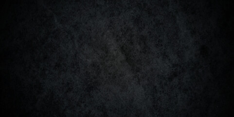 Dark black concreate wall retro old slate grunge backdrop background or texture. black concrete wall High Resolution on Black Cement and Concrete texture.	 - obrazy, fototapety, plakaty