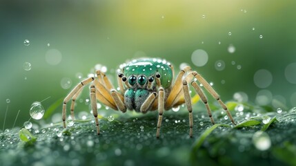 Macro Marvels: Capturing the Iridescent Details of a Spider