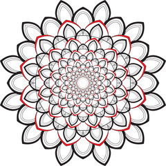 Mandala. design Vintage decorative elements. Oriental mandala, vector illustration.