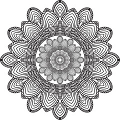 Mandala. design Vintage decorative elements. Oriental mandala, vector illustration.
