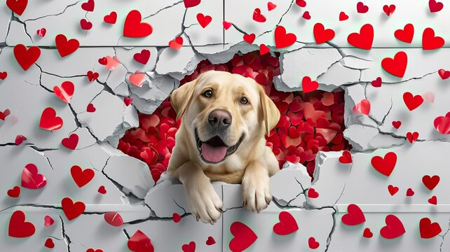 Valentine Labrador Retriever