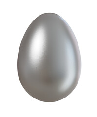easter egg on isolated transparent background