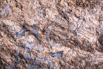 Nickeline (niccolite) from copper pass dep, great slave lake, N.W.T. Canada. macro photography...