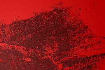 Red Grunge Background - 714616265