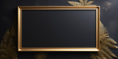 blackboard with frame