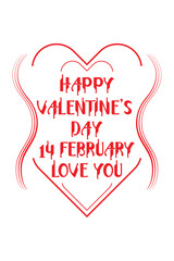 happy valentine's day t shirt design