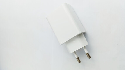 Universal Plugs Adapters On White Background