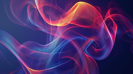 Futuristic shape. Computer generated abstract background