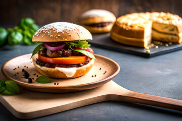 A beautiful Chicken burger, Makeover your classic chicken burger with a flavourful, fiery, Portuguese-style