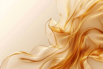 Brown-gold silk abstract background