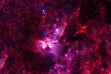 Bright cosmic nebula. Elements of this image furnished by NASA