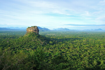 Fototapeta na wymiar Sigiriya rock from Pidurangala Rock