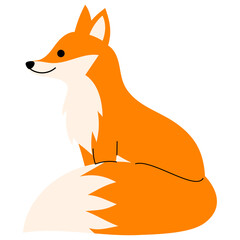 Obraz premium wild fox illustration 
