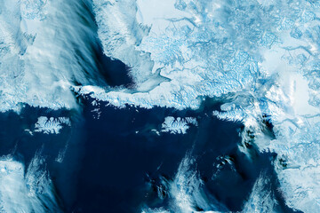 Antarctica from space. Elements of this image furnished by NASA © Artsiom P