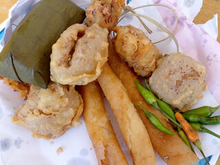 assorted fried snacks