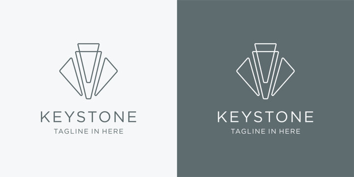 keystone lettering  monoline