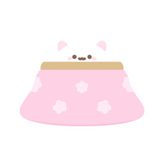 こたつと猫ちゃん⭐︎PNG