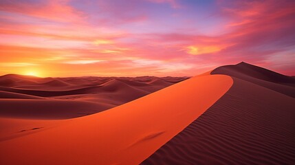 Fototapeta na wymiar Desert Dunes at Sunset