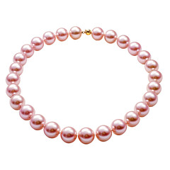 Obraz premium Pearl necklace isolated on white or transparent background
