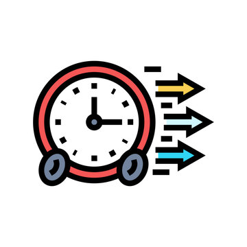 timeboxing time management color icon vector. timeboxing time management sign. isolated symbol illustration