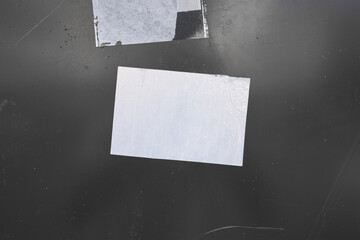 Sticker Mockup Template Texture Paper Street Urban Round Square Rectangle Grunge Torn Glued Effect...