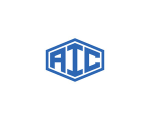AIC Logo design vector template