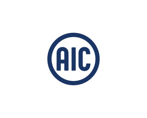 Obraz premium AIC Logo design vector template