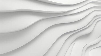 Obraz na płótnie Canvas white minimalistic background with waves