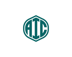 AIC Logo design vector template
