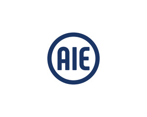 AIE Logo design vector template