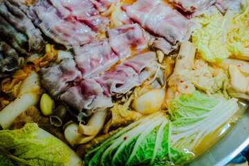 Homemade hot pot.