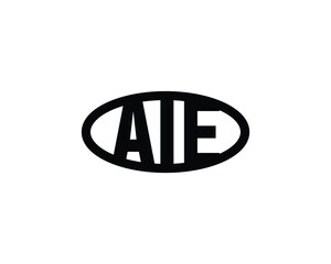 AIE Logo design vector template