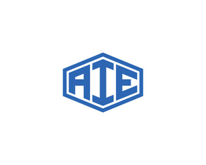 AIE Logo design vector template